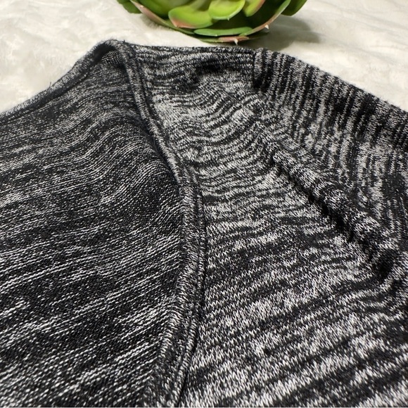 rag & bone Twist Ruched Long Sleeve Bodycon Mini Dress in Heathered Black XS - Picture 5 of 14